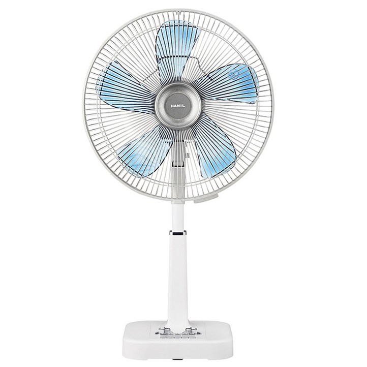 한일전기 레트로 빈티지 기계식 선풍기 심플화이트 크롬가드 35cm  REF481