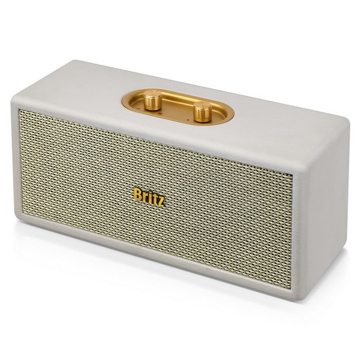 브리츠 엔틱 스테레오 무선 블루투스 스피커 BZTX11, BZTX11, 화이트