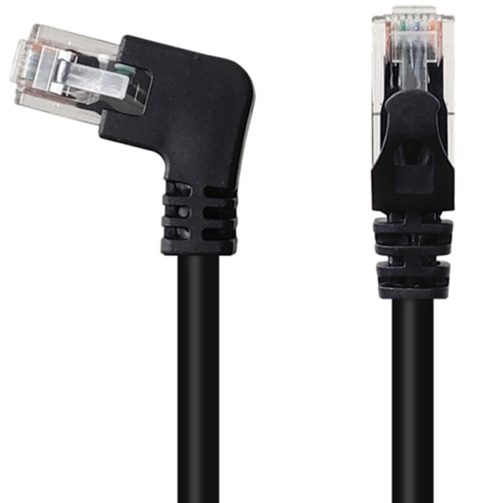 넥스트링크 UTP CAT.6 랜케이블 오른쪽 꺾임