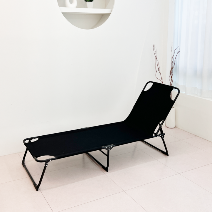 오브민 1인용 접이식 싱글침대  베개 세트