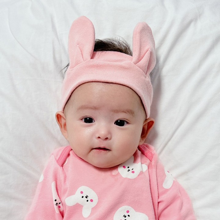 토끼 머리띠 바니 밴드 아 기헤어밴드 애기 머리띠 토끼헤어밴드 베이비 신생아
