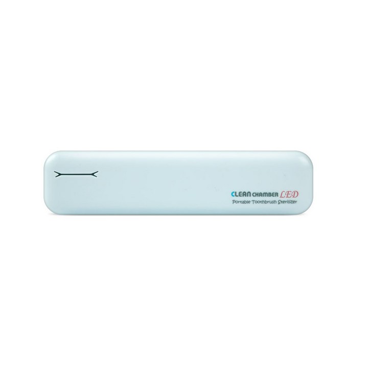 휴대용칫솔소독기 크린챔버 국내생산 충전식 UVC LED 휴대용 칫솔 살균기 DK-800, 스카이블루