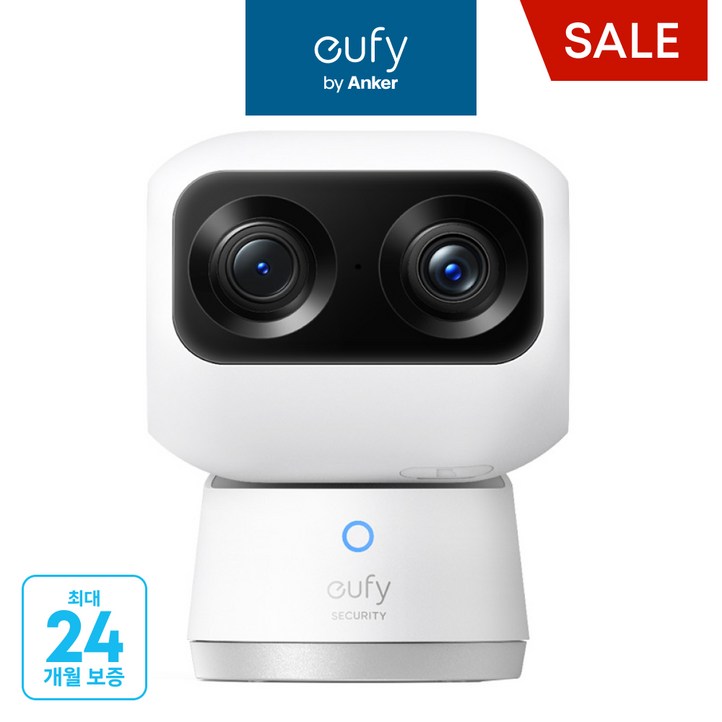 eufy 스마트 4K UHD 홈캠 듀얼 홈카메라 S350 홈 CCTV 실내용 카메라
