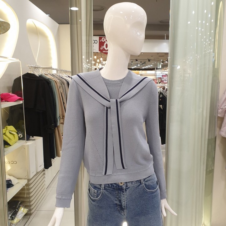 씨씨콜렉트 세라넥 긴팔 니트 E223KSK105