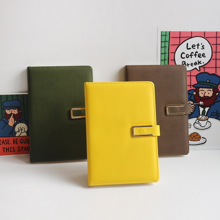 TRACKY 만년 2026 다이어리 고급 가죽, 각인 주문제작