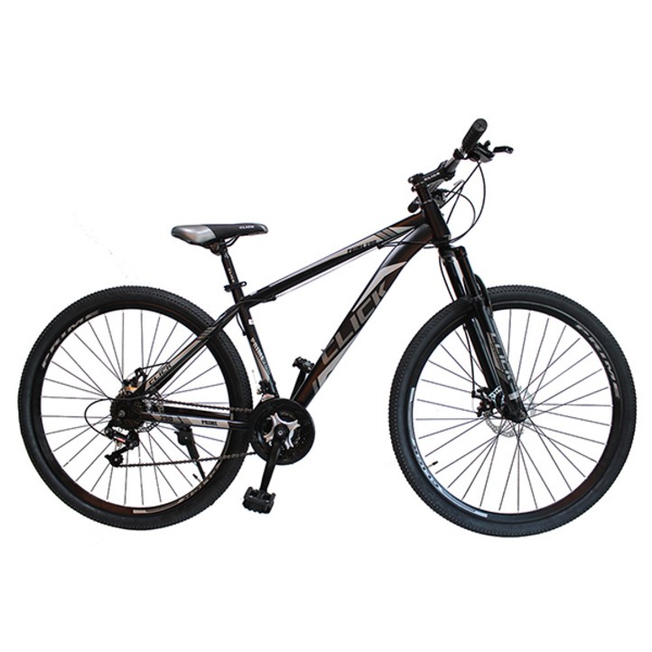 클릭 MTB 자전거 프라임29D 29인치 기계식디스크브레이크 시마노21단 미조립, 블랙그레이, 1개