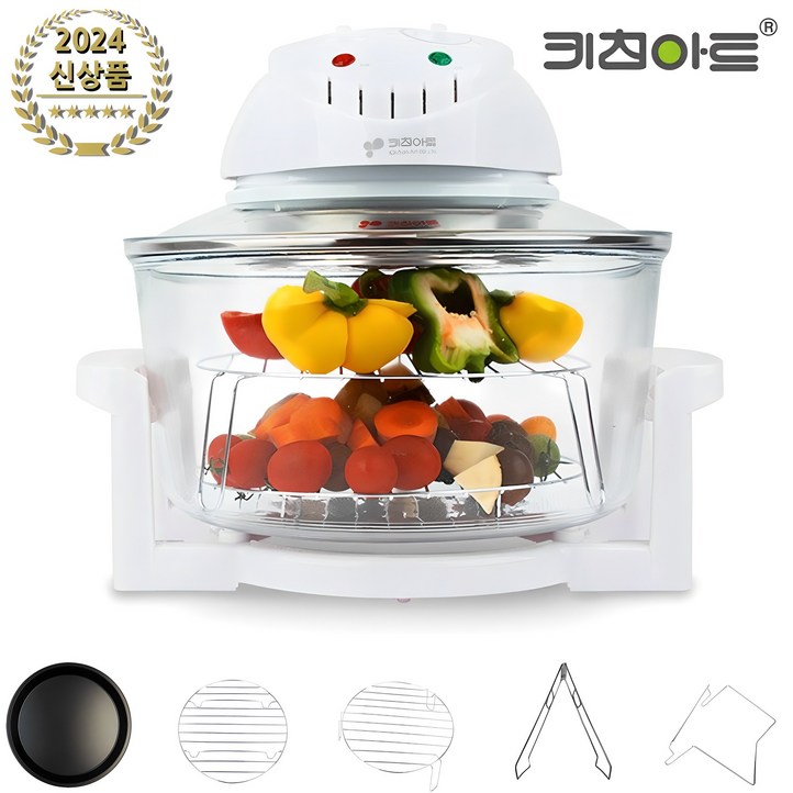 신상품 키친아트 생선구이 12L 대용량 오븐 에어프라이어 광파오븐 KA1201OS