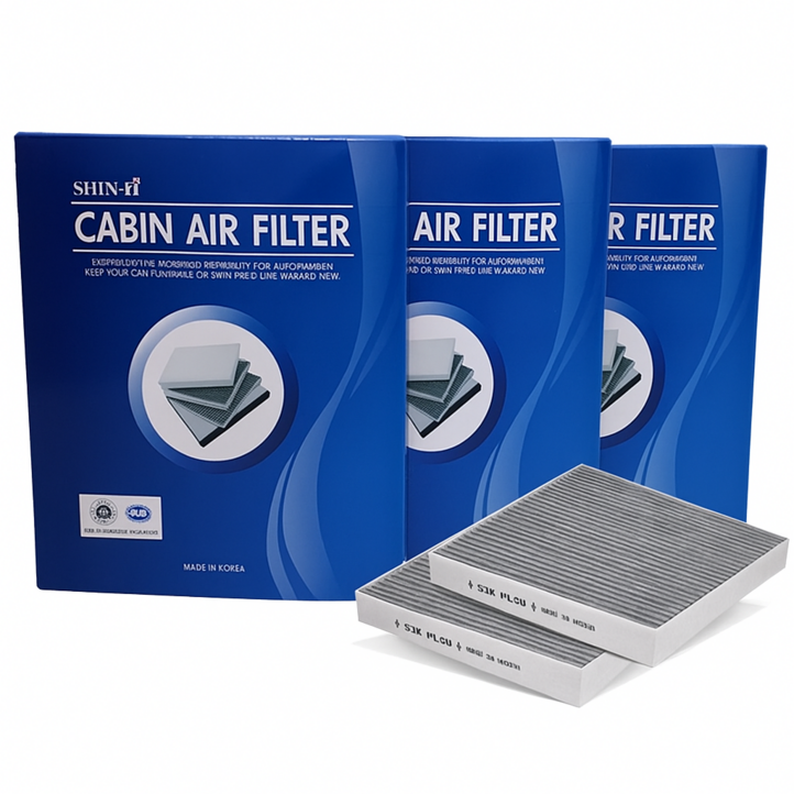 현대 111 신아 자동차 에어컨 활성탄필터, 3개, 아이오닉52021년4월