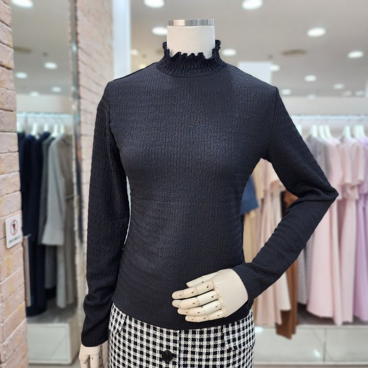 JJ지고트 JJ지고트하프넥 크링클 티셔츠 GN2A0TSR1DG 370991