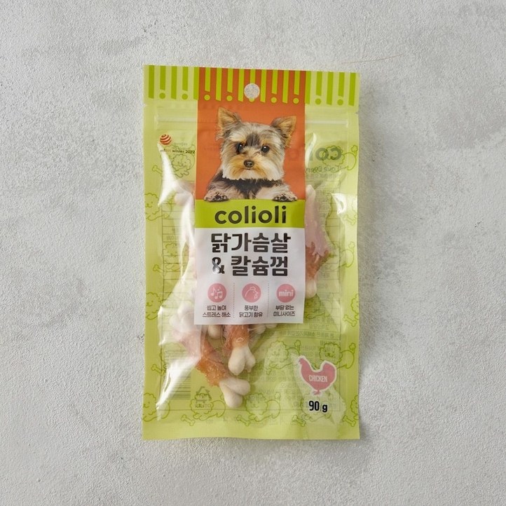 콜리올리 닭가슴살  칼슘껌 90G
