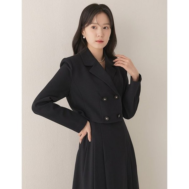 [백화점 정품] 로엠 여성자켓 자켓형 미디 원피스(2colors)_RMOWE12R19