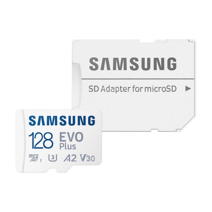 삼성전자 공식인증 정품 마이크로SD카드 EVO PLUS MBMC128SAKR, 128GB 삼성전자 공식인증 정품 마이크로SD카드 EVO PLUS MBMC128SAKR, 128GB