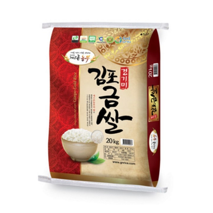 김포금쌀 22년 햅쌀 김포금쌀 특등급 꿈마지 쌀20kg 경기미 단일품종