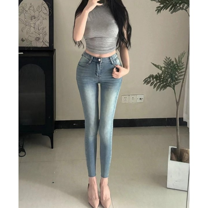 골반뽕 9부 스키니진 4컬러 6사이즈