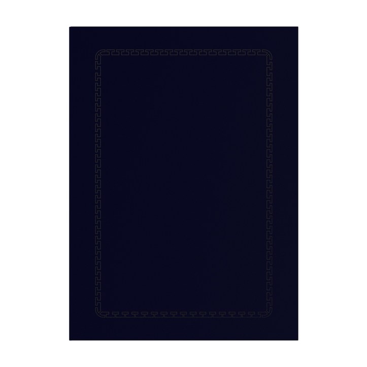 에코청운 우단상장케이스 A4, 군청(벨벳), 8개입 1884276751