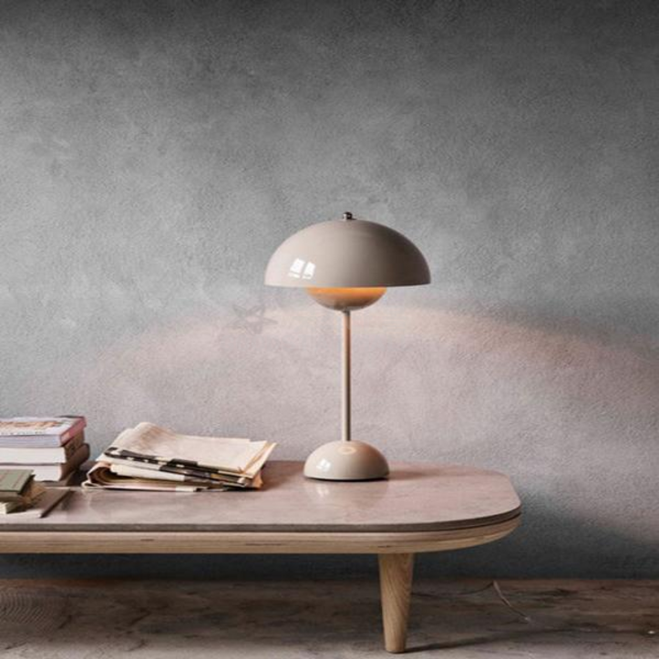 판텔라 포터블 버섯전등 독서등 책상 침실 조명 덴마크 디자인 북유럽 성격 간단한 램프, 4.밝은흰색(23×50)cm