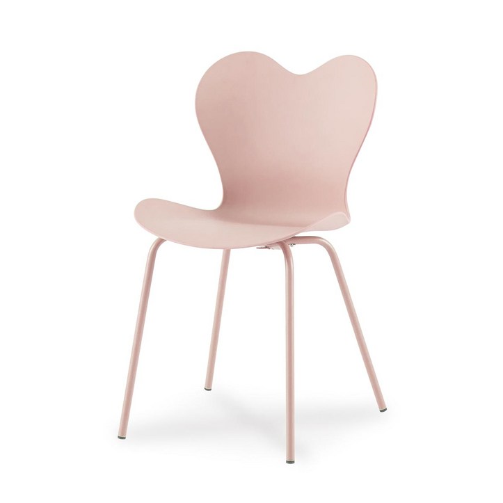 일루일루 스카 하트 체어 5color 카페의자 인테리어의자, 핑크, 1개 7989613465