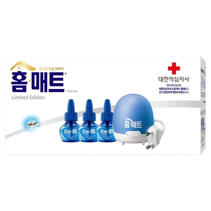 홈매트 리퀴드 에스 코드형 훈증기 리필 3p 세트 홈매트 리퀴드 에스 코드형 훈증기 리필 3p 세트