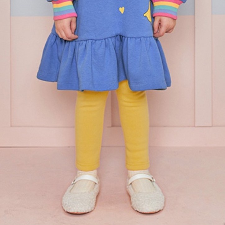월튼키즈 아동용 데일리 융 기모 레깅스