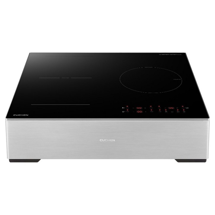 쿠첸 IH BLACK 3400 3구 인덕션 방문설치 + 스탠드케이스 실버 150mm 세트 방문설치, CIR-PB331TOB2(인덕션), CIR-EW33KD0B1(스탠드케이스), 프리스탠딩