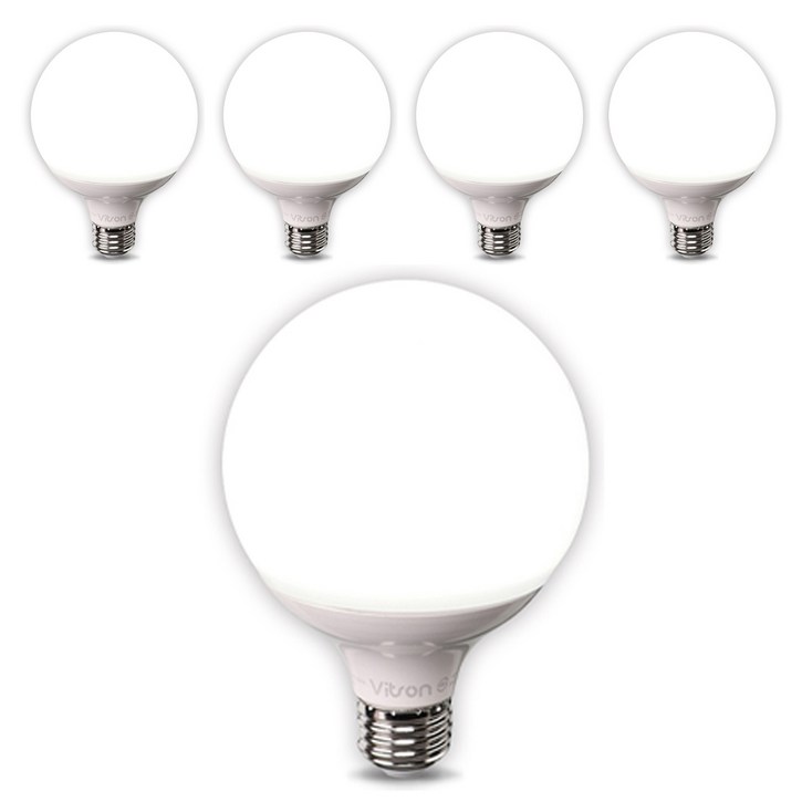 비츠온 화이트 숏타입 원하 볼구 G95 LED 전구 12W