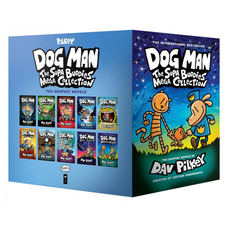 Dog Man #1-10 Boxed Set:The Supa Buddies Mega Collection