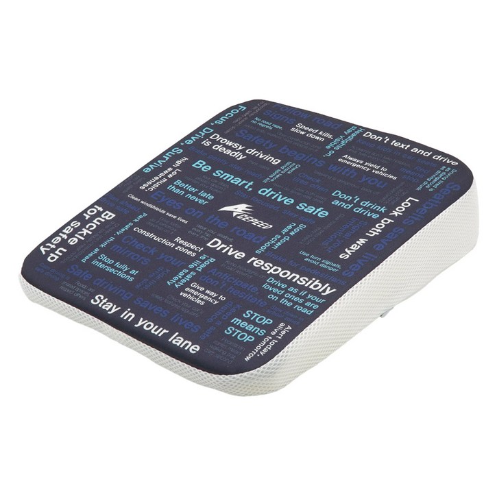 에이스피드 차량용 키높이 방석 8cm AP16, 타이포그래피, 1개