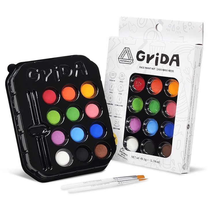 그리다 페이스 페인트 파티팩
