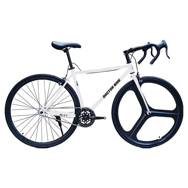 닥터바이크 700C 28C 입문용 픽시자전거 PS-27-1, 화이트, 1개, 160cm