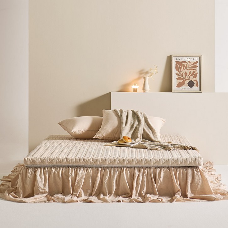 휴가드 라움 순면 60수 피그먼트 토퍼 매트리스