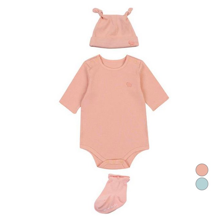 에뜨와 아동용 S에이든 바디수트 3종 세트 + 선물포장