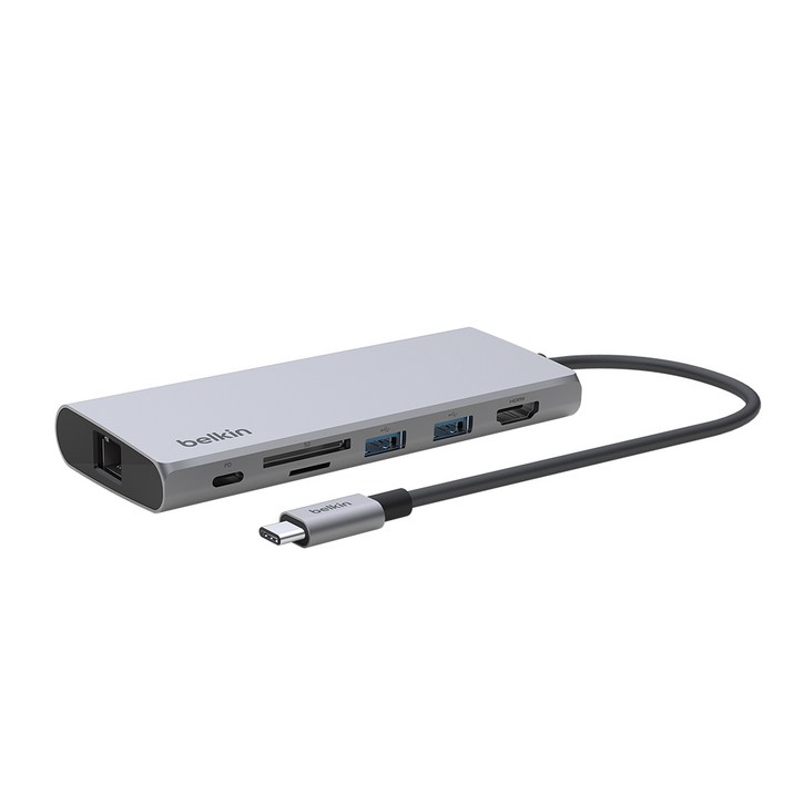 벨킨 7in1 USB C타입 멀티 포트 어댑터 허브 INC009