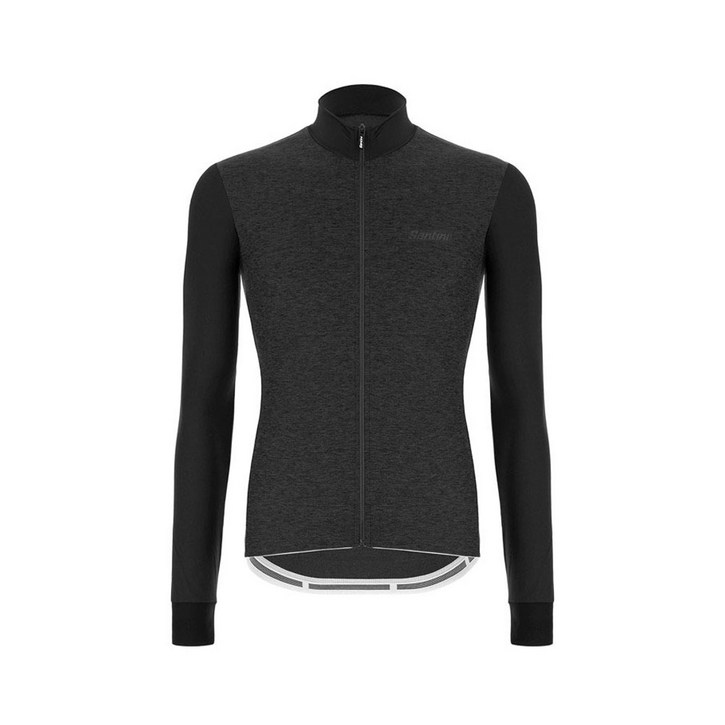 산티니 FW23 퓨어리즘 남성 기모 긴팔져지 블랙 슬림핏