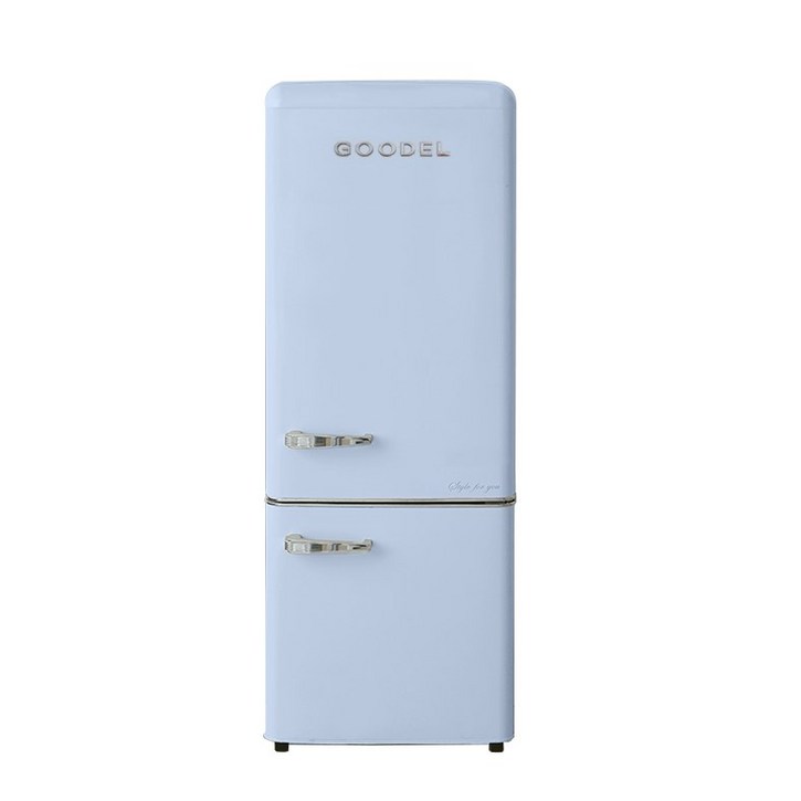 구델 리얼레트로 AI 200L 미니냉장고 방문설치, RGC20MDJ(스카이블루), 스카이블루