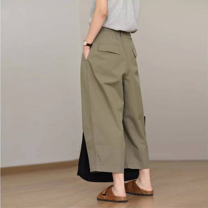 코코에보니 빅사이즈투턱밴딩팬츠 여성뒷밴딩바지 항아리팬츠/PT-910