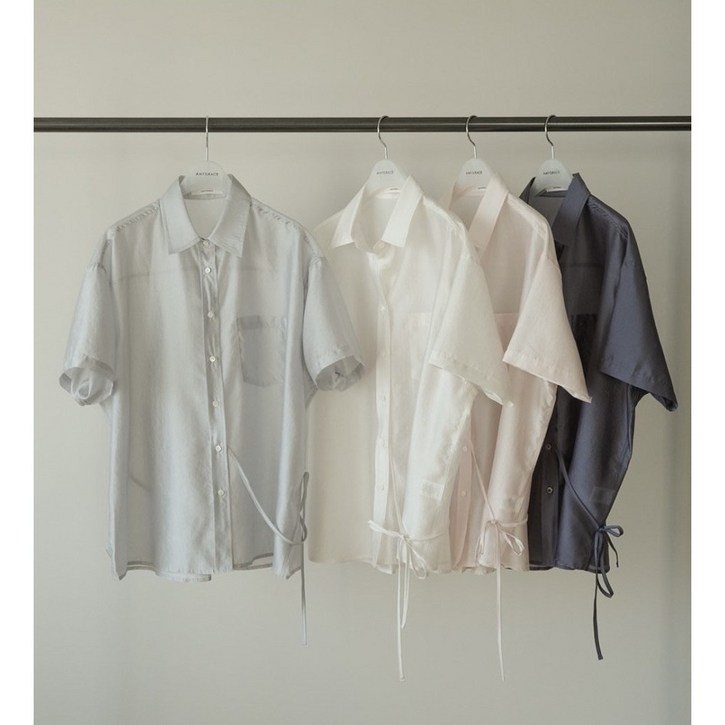 에이미그레이스 런던 끈 반팔 셔츠