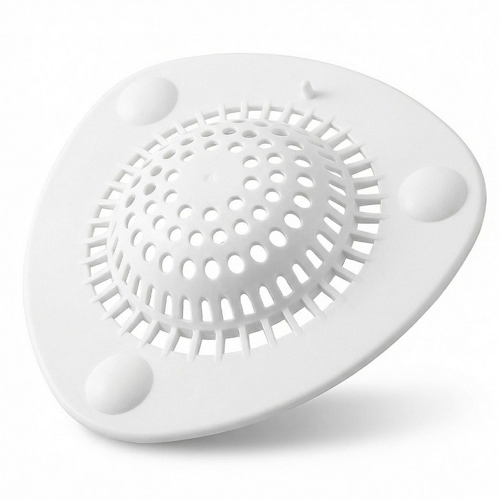 루크나 일본식 욕실 배수구 머리카락 거름망 냄새차단 막힘방지 필터 흡착식 고정형 4개입, 4개묶음