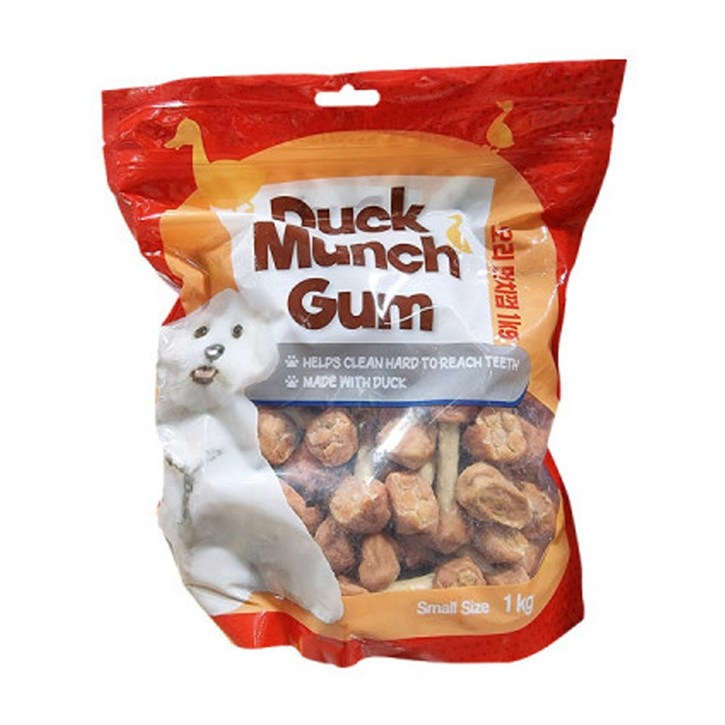 강아지 애견간식 오리 먼치껌