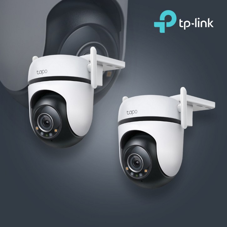 티피링크 Tapo C520WS (2개세트) 400만화소 풀컬러 실외 회전형 홈캠 CCTV 7