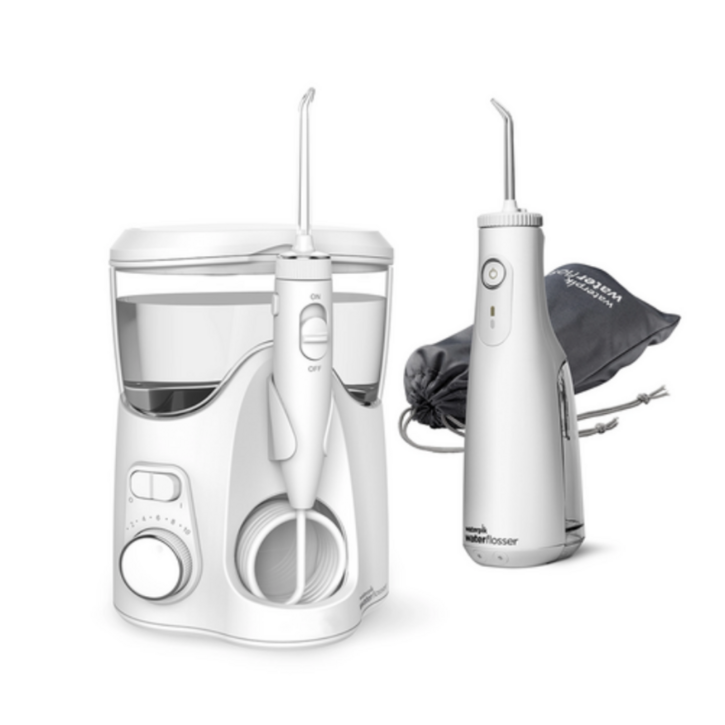 워터픽 뉴콤보팩 WP-150K+WF-10K (가정용+휴대용) 구강세정기 E 2개 세트