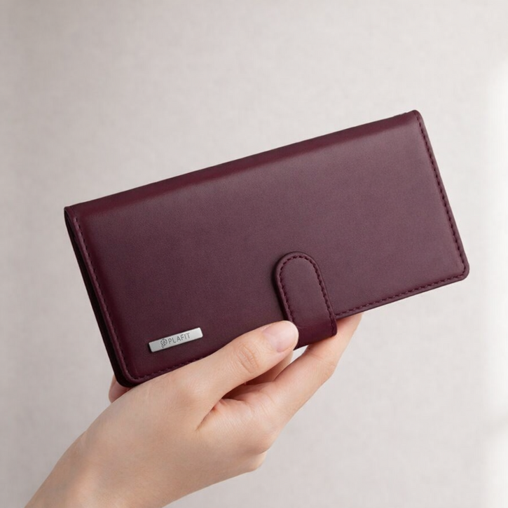 브레텐 천연 소가죽 카드수납 지갑형 다이어리 케이스