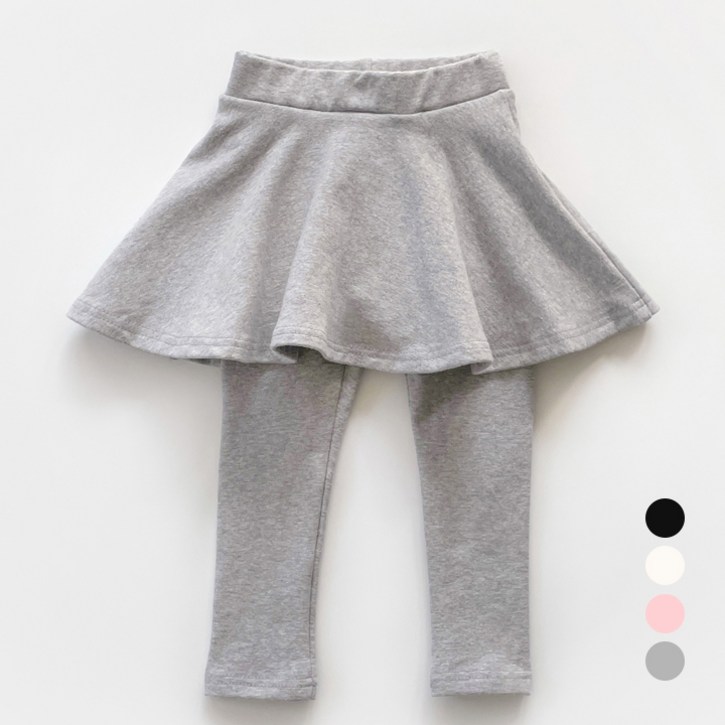 국내생산 여아 데일리 치마레깅스 치마바지 레깅스 치랭이 무지 유아동 주니어