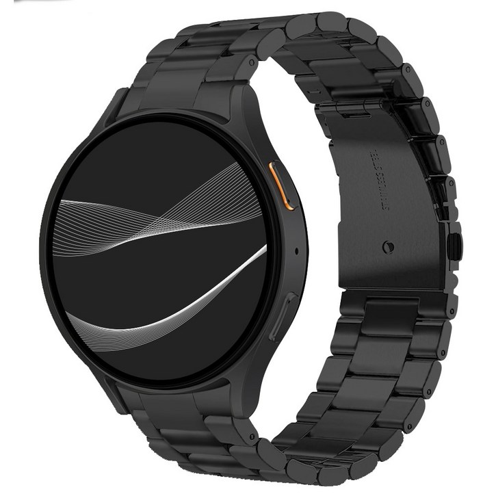 아이드 갤럭시워치 메탈 스트랩 밴드, 블랙