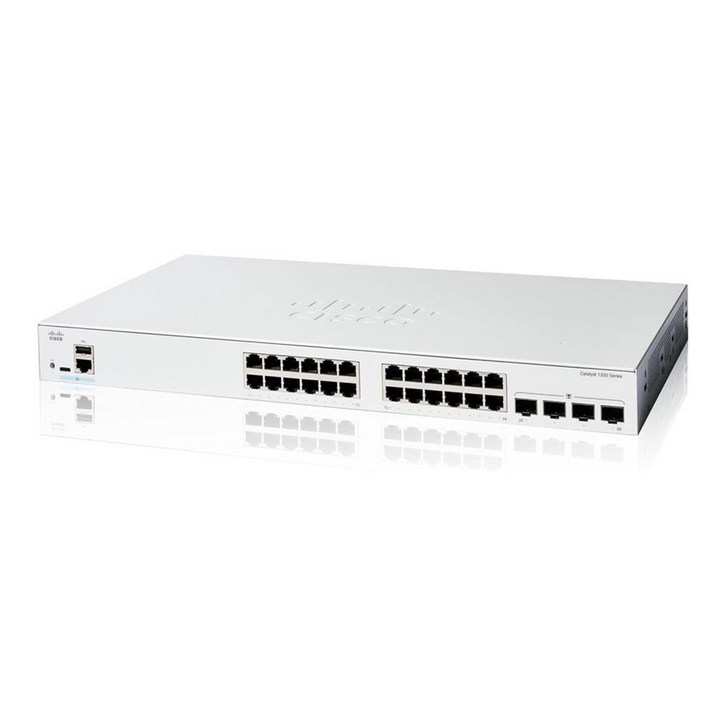 CISCO Catalyst 1200 24port 4x1G SFP C120024T4G 24포트 스위칭허브 CBS25024T4G 후속, c120024t4g, 1개