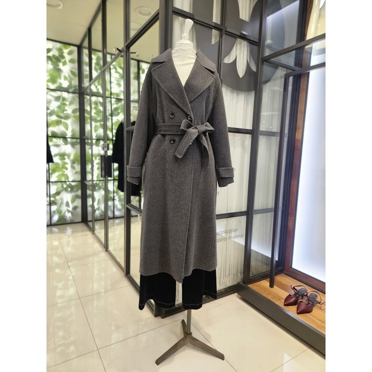 [듀엘] DEWE 와이드카라 더블 롱코트 L254MSH513  NC일산