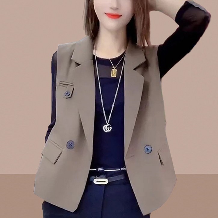 해피유통 여성 디자인 정장 베스트 조끼 jhz