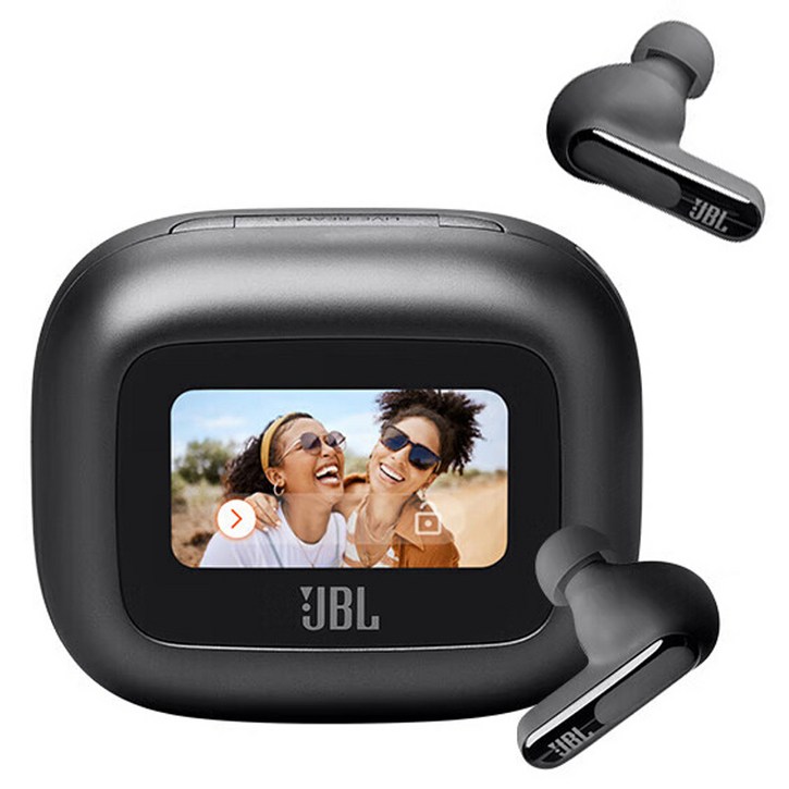 제이비엘 라이브빔3 무선 스마트 노이즈 캔슬링 블루투스 이어폰, 블랙