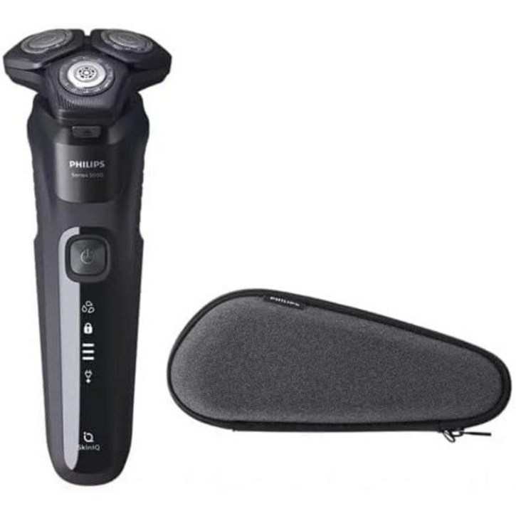 PHILIPS 습식 & 건식 전기 면도기 5000 시리즈 수납 케이스 포함 블랙 S558830