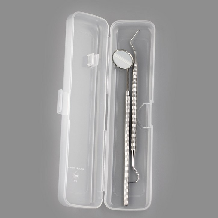 의료용 셀프 치석제거기+치경 A세트 치석제거 스케일링 치아관리, 1개