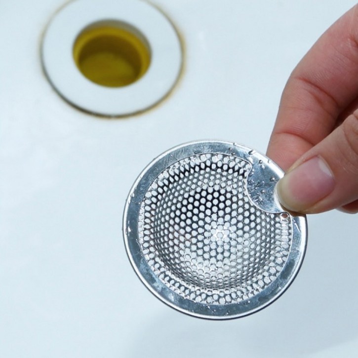 유유성안 스텐 배수구 세면대 욕조 머리카락 거름망 덮개 소형